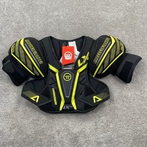 Warrior Alpha LX 40 Junior Hockey Shoulder Pads Black Yellow Medium